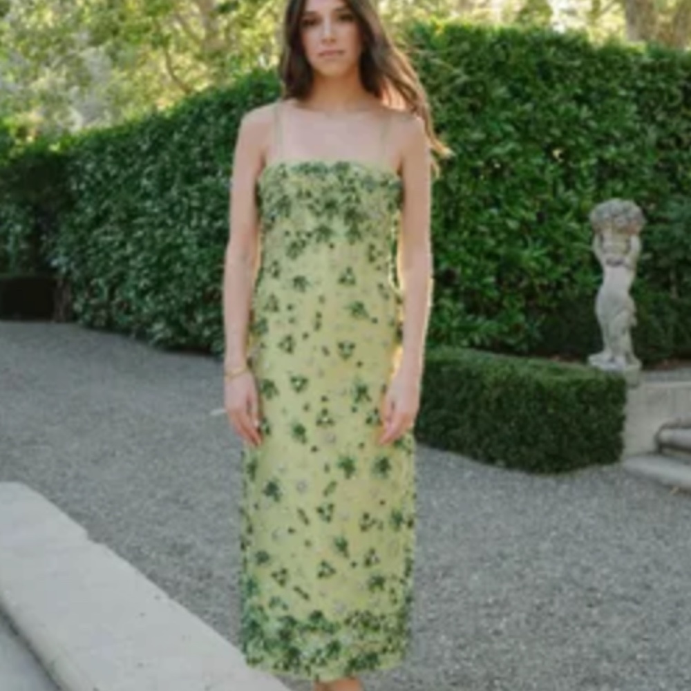 ISO Miu Miu Green Beaded SS22 Dress